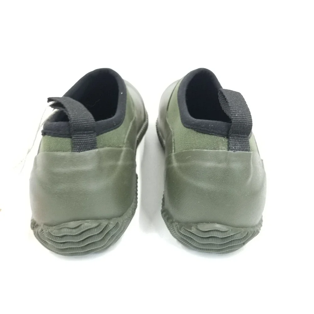 Hisea Shoes Men 8 Green Waterproof Rubber Garden Boating Slip On Dock‎